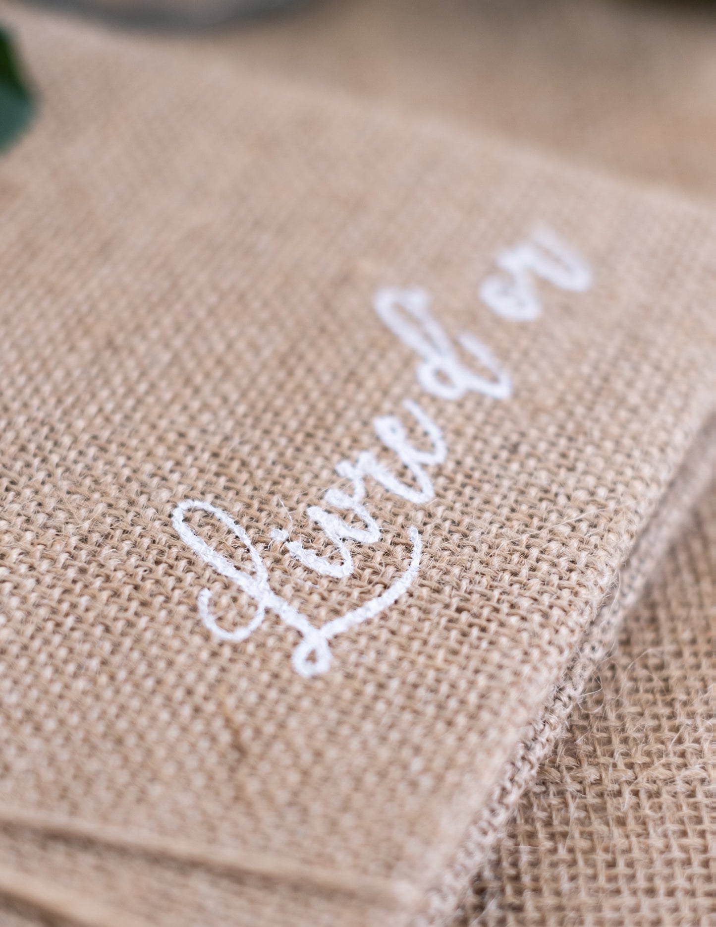 Jutová kniha hostí, 64 strán, 16,5 x 24 cm cm svadba v prírode