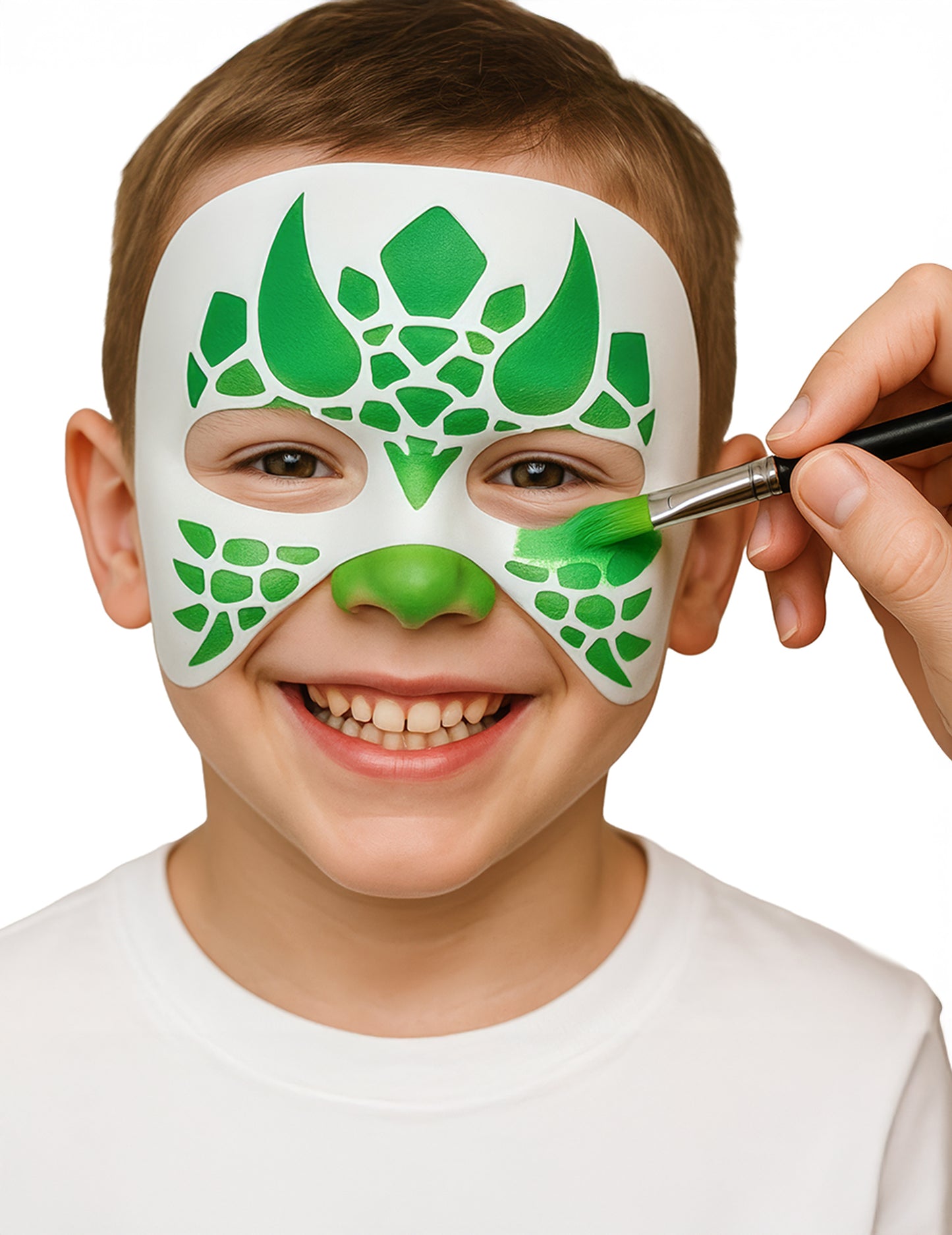 Sada 4 šablón na maľovanie tváre zvieratiek pre deti