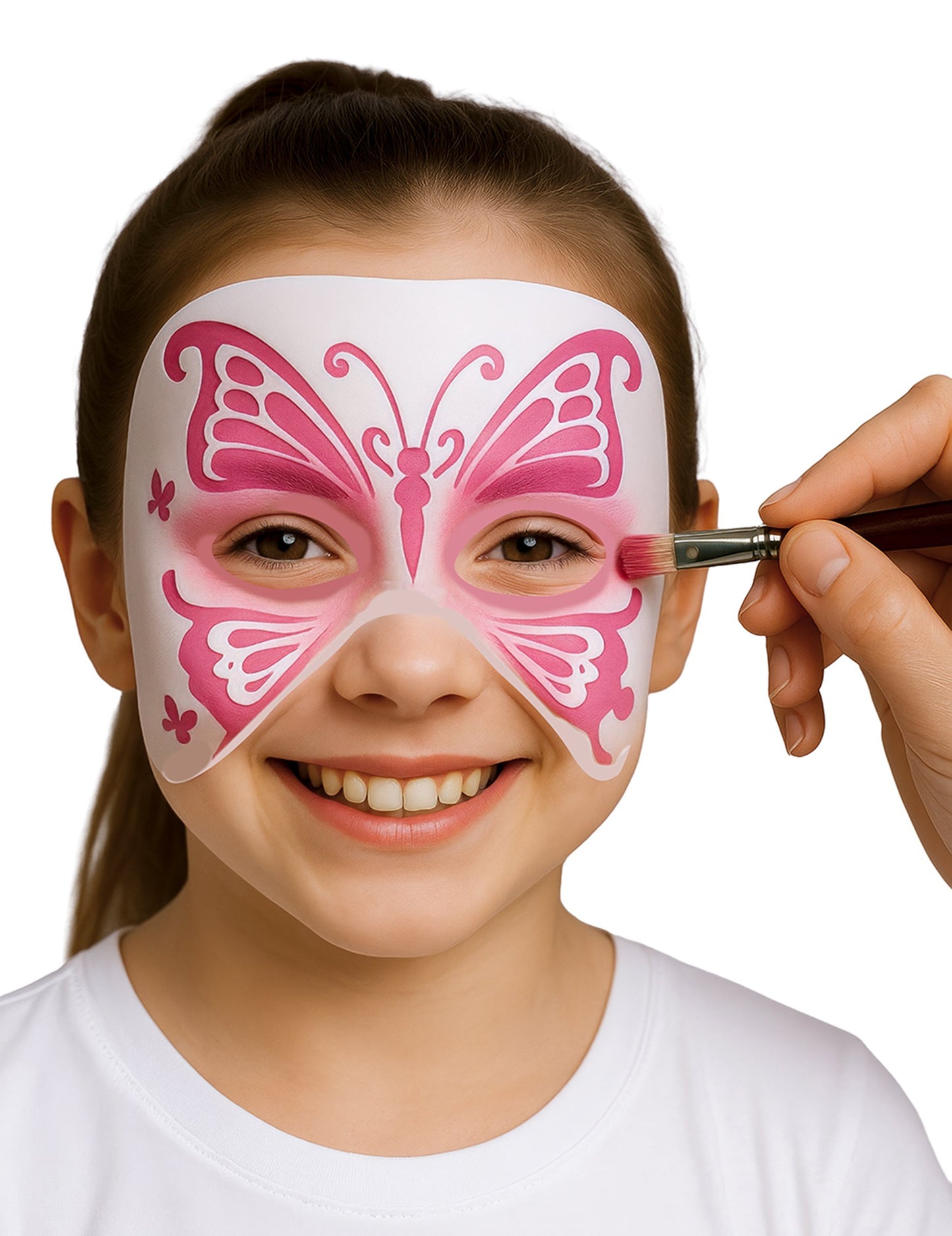 Sada 4 šablón na maľovanie tváre zvieratiek pre deti