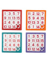 Sada 4 edukačných číselných puzzle