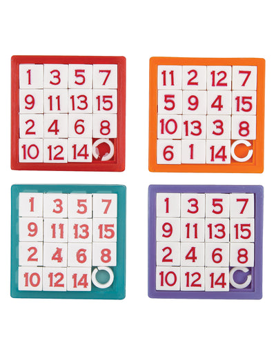 Sada 4 edukačných číselných puzzle