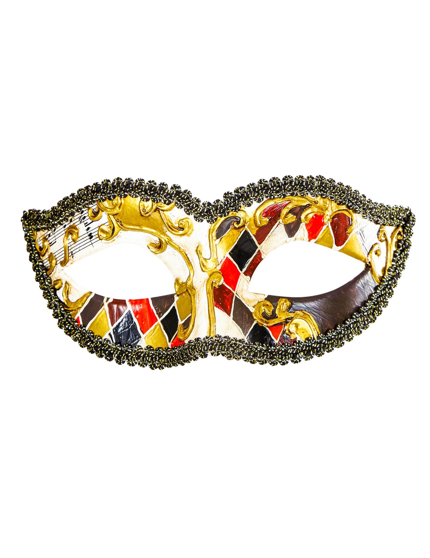 Benátsky harlekýnsky maska pre dospelých 