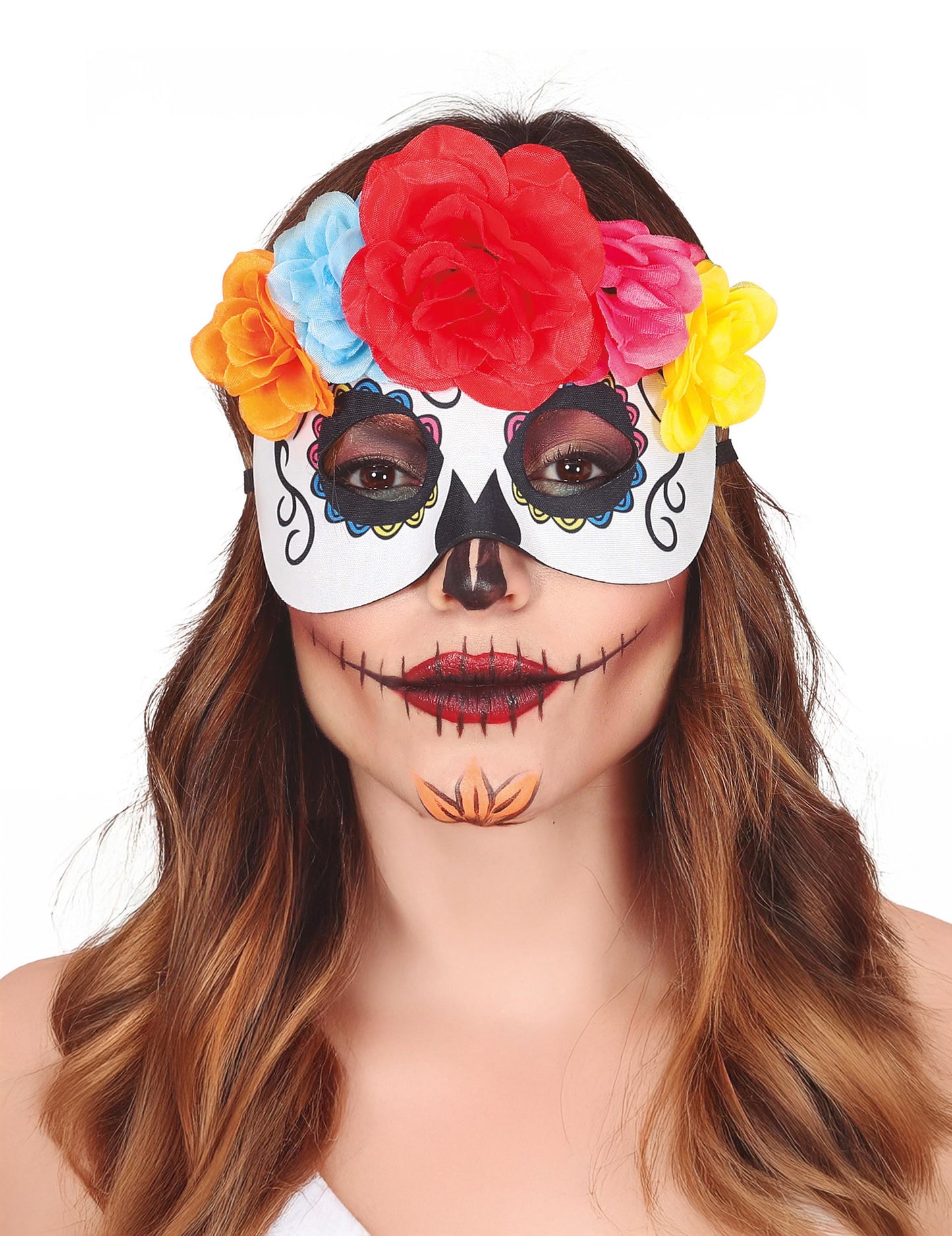 Dospelý vlk s farebnými kvetmi, Deň mŕtvych