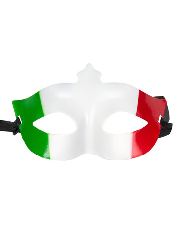 Maska Taliansko pre dospelých zelená biela červená