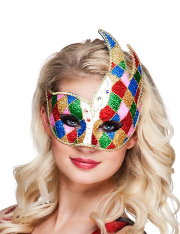 Benátsky vlk viacfarebný diamant pre dospelých