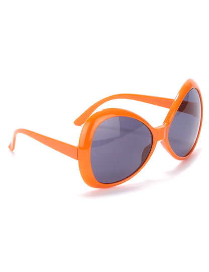Lunettes disco pour adulte orange