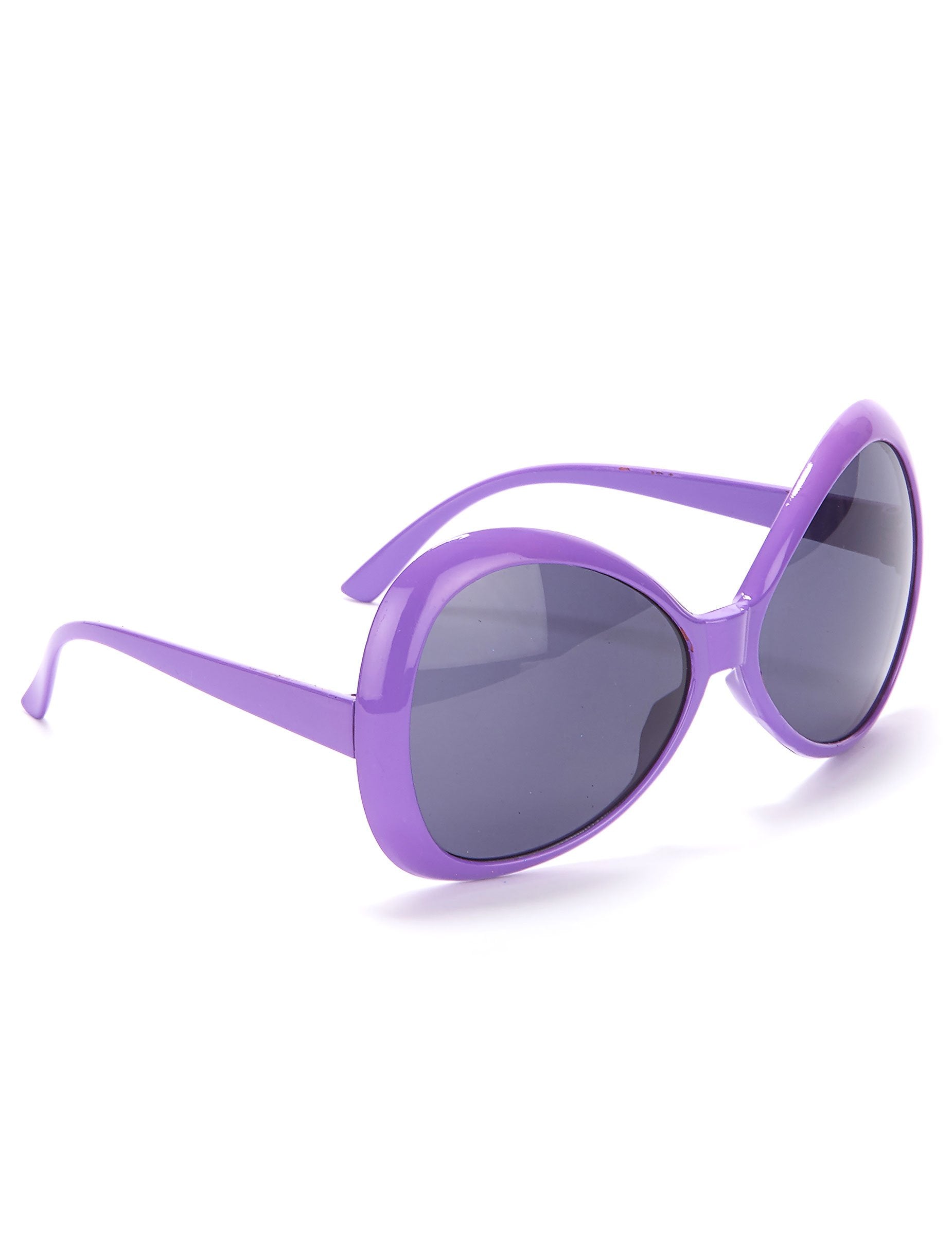 Lunettes disco pour adulte violet