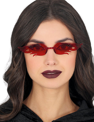 Okuliare pre dospelých červených plameňov