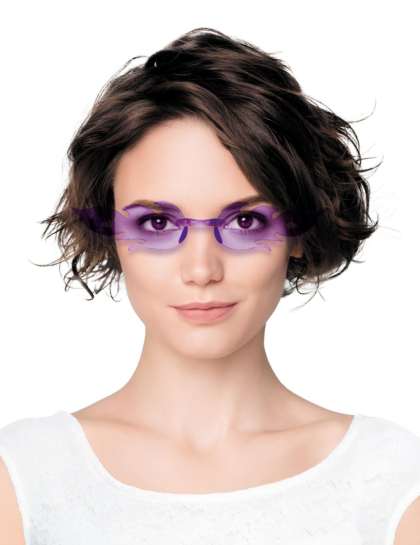 Purpurové okuliare pre dospelých