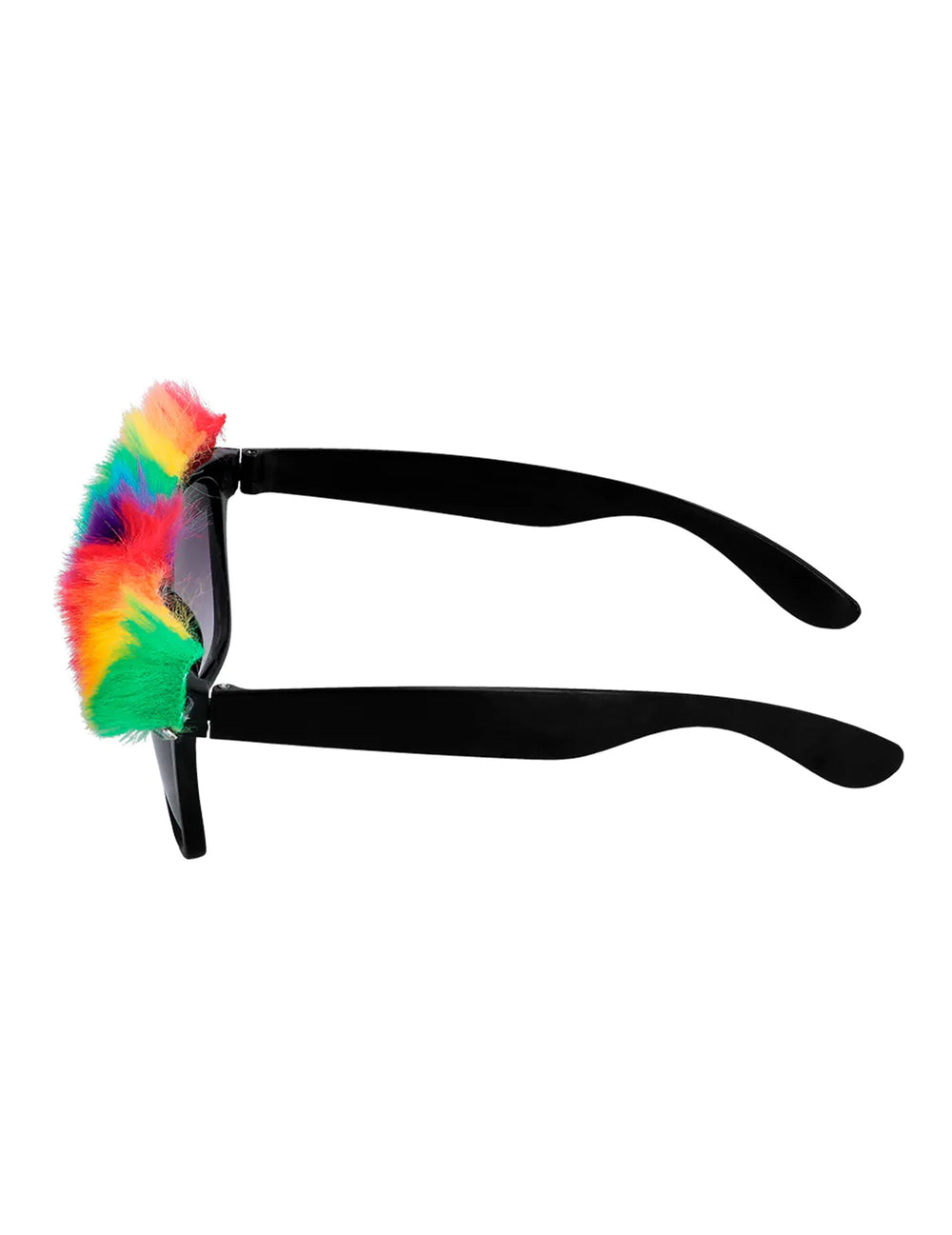 Vue de profil des lunettes party pride pour adulte