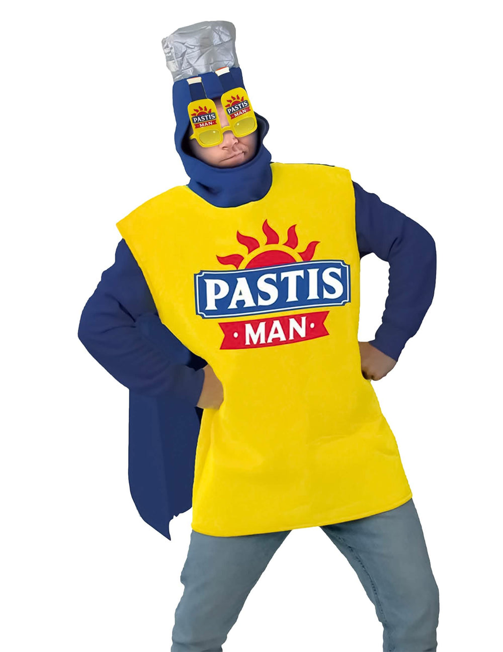 okuliare Pastis Man pre dospelý žltá v tvare fliaš