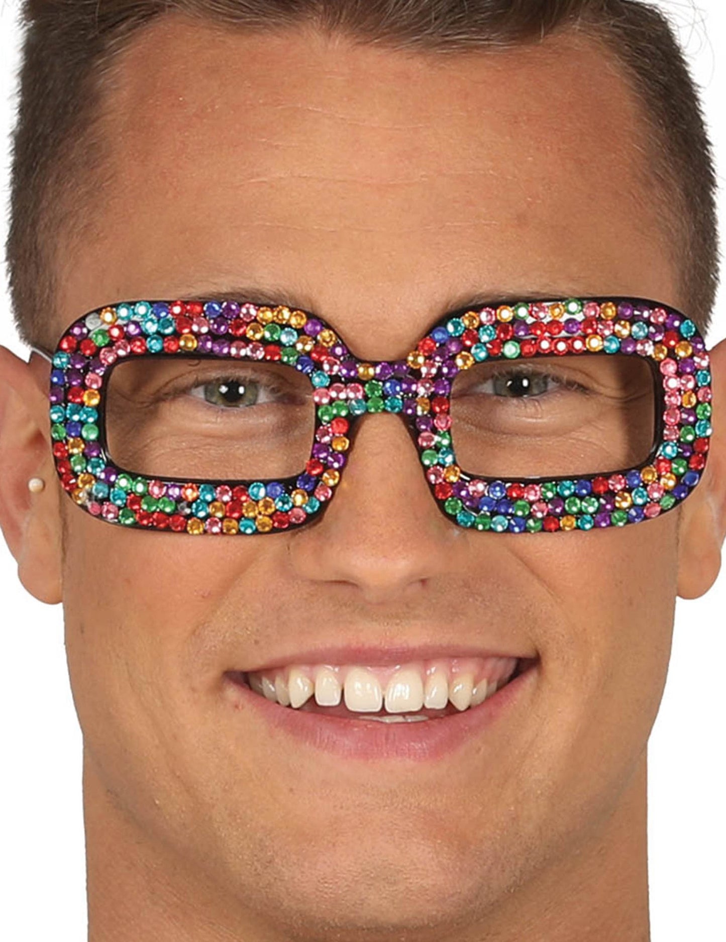 Viacfarebné popové okuliare pre dospelých