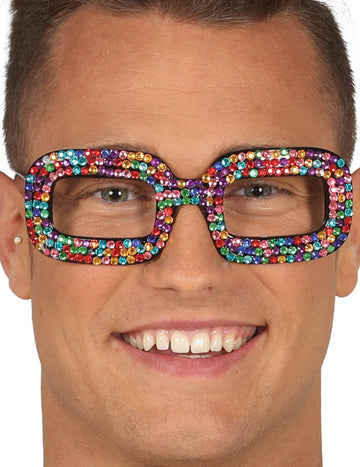 Viacfarebné popové okuliare pre dospelých