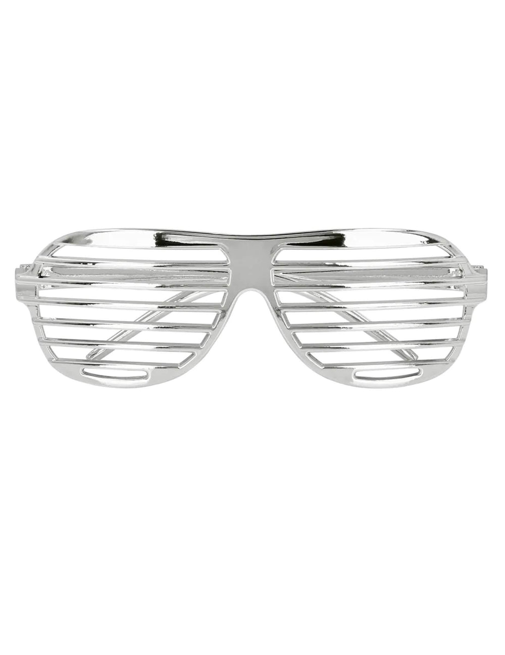Gros plan sur la face avant des lunettes striées pour adulte