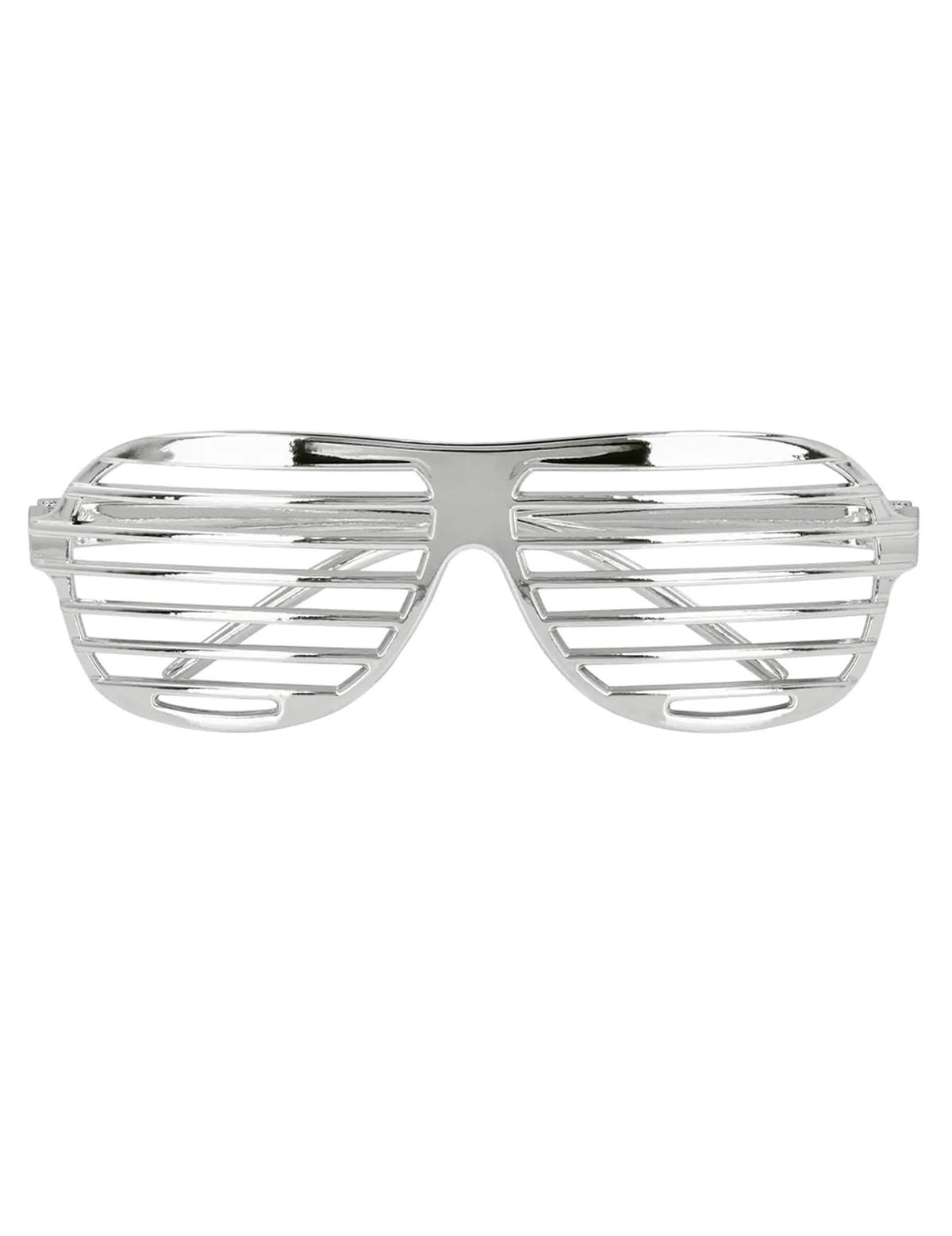 Gros plan sur la face avant des lunettes striées pour adulte