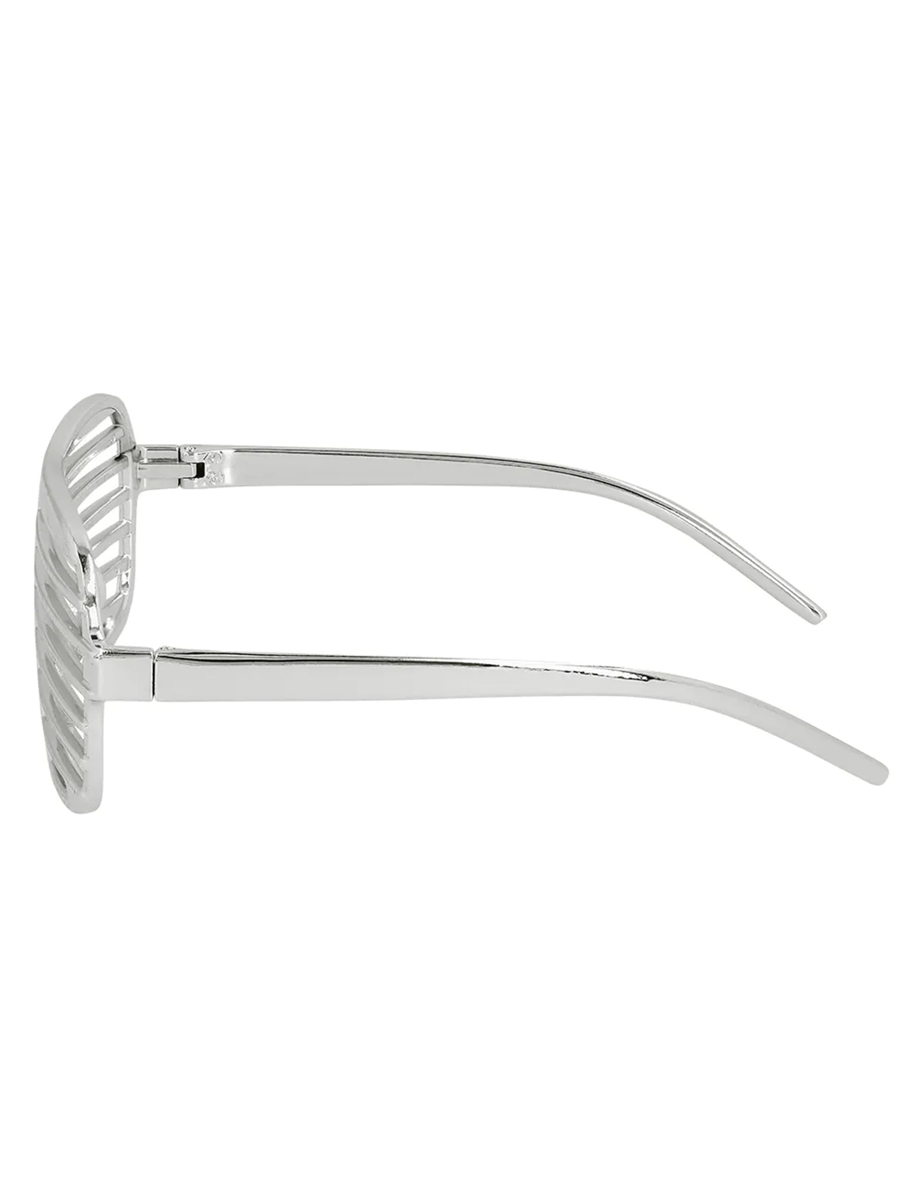 Vue de profil des lunettes striées pour adulte