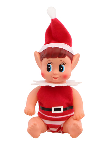 Lutin farceur bébé pour garçon rouge et blanc