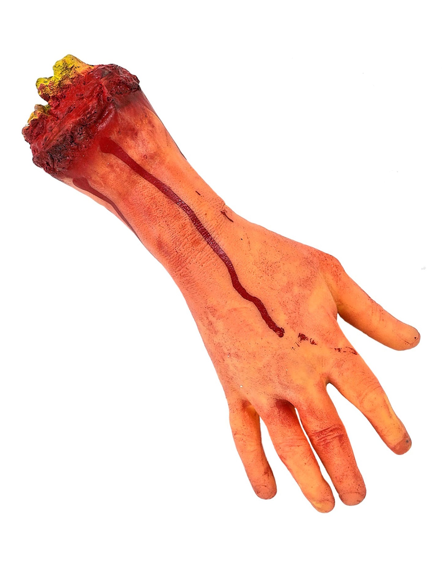 Odrezaná, krvavá ruka v životnej veľkosti
