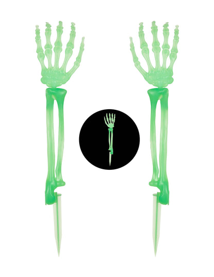 Fosforeskujúce ruky kostlivca 46 cm