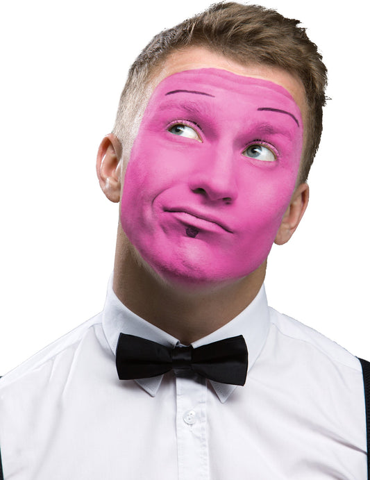 Aperçu du rendu sur le visage du maquillage à l'eau rose