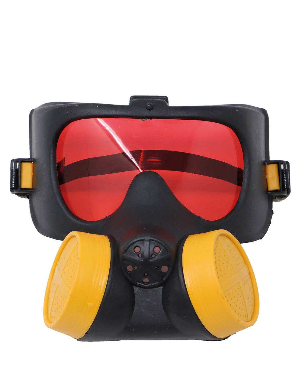 Pohľad spredu na plynovú masku pre dospelého