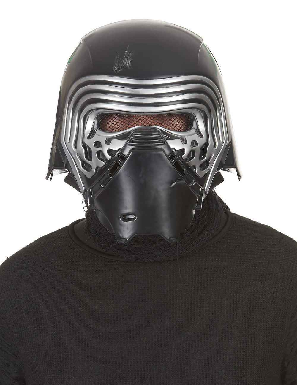 Maska luxusná prilba 2-dielna Kylo Ren Star Wars VII™ pre dospelý čierna a strieborná