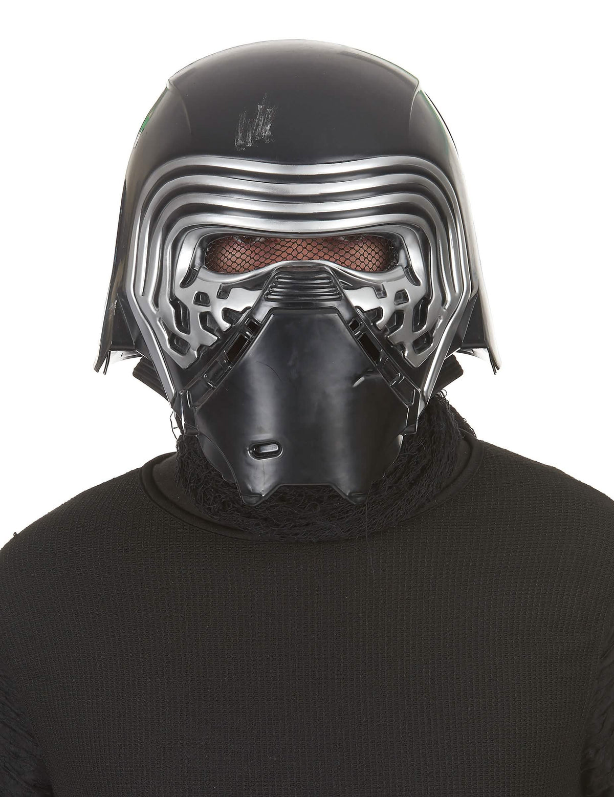 Maska luxusná prilba 2-dielna Kylo Ren Star Wars VII™ pre dospelý čierna a strieborná