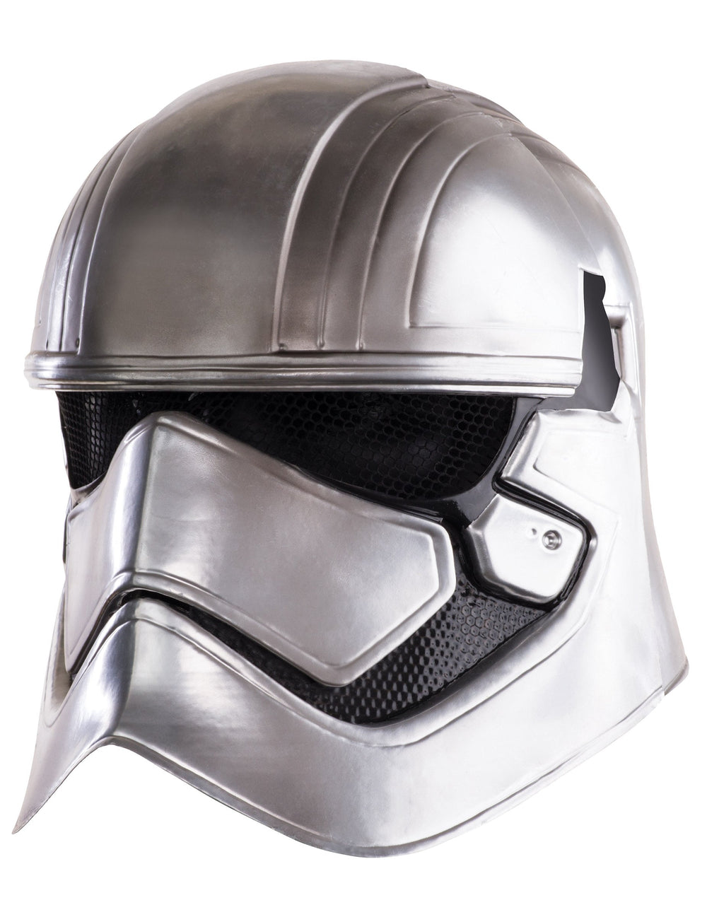 Masque luxe casque 2 pièces Captain Phasma Star Wars VII pour adulte argenté