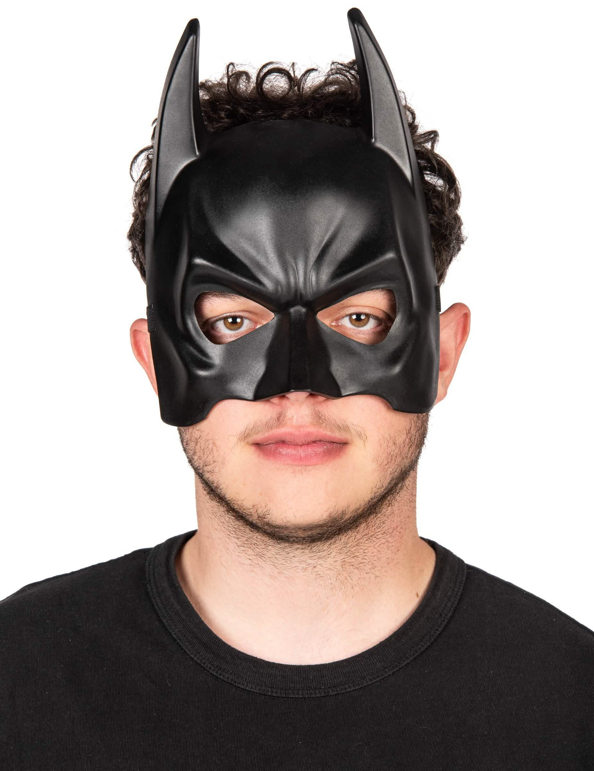 Batman mask The Dark Knight Rises™ pre dospelý čierna z plastu
