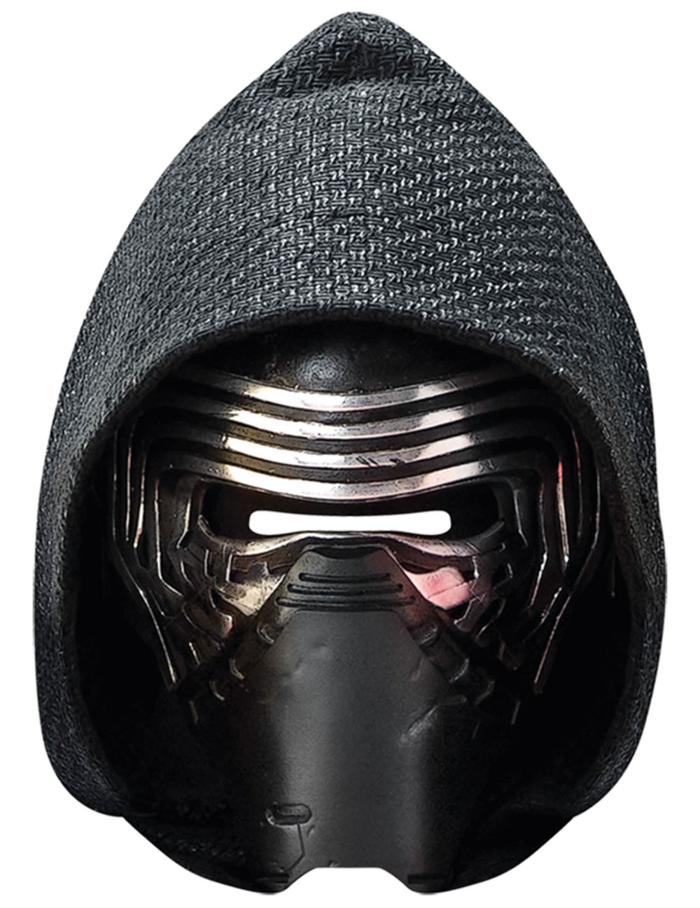 Kartónová maska Kylo Ren Star Wars VII pre dospelý čierna s kapucňou