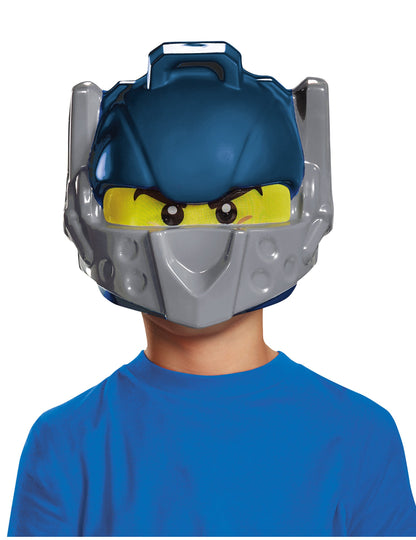 Vue de face du Masque Clay Nexo Knights™ - LEGO® pour enfant