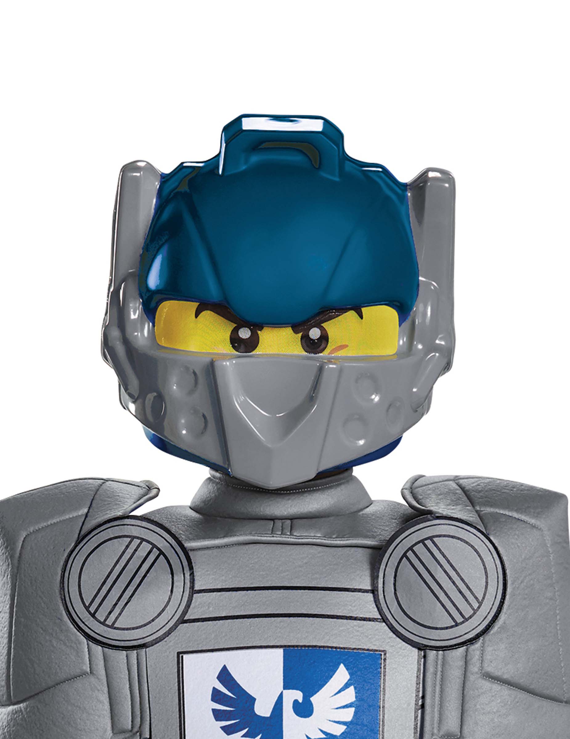 Masque Clay Nexo Knights™ - LEGO® pour enfant bleu et gris