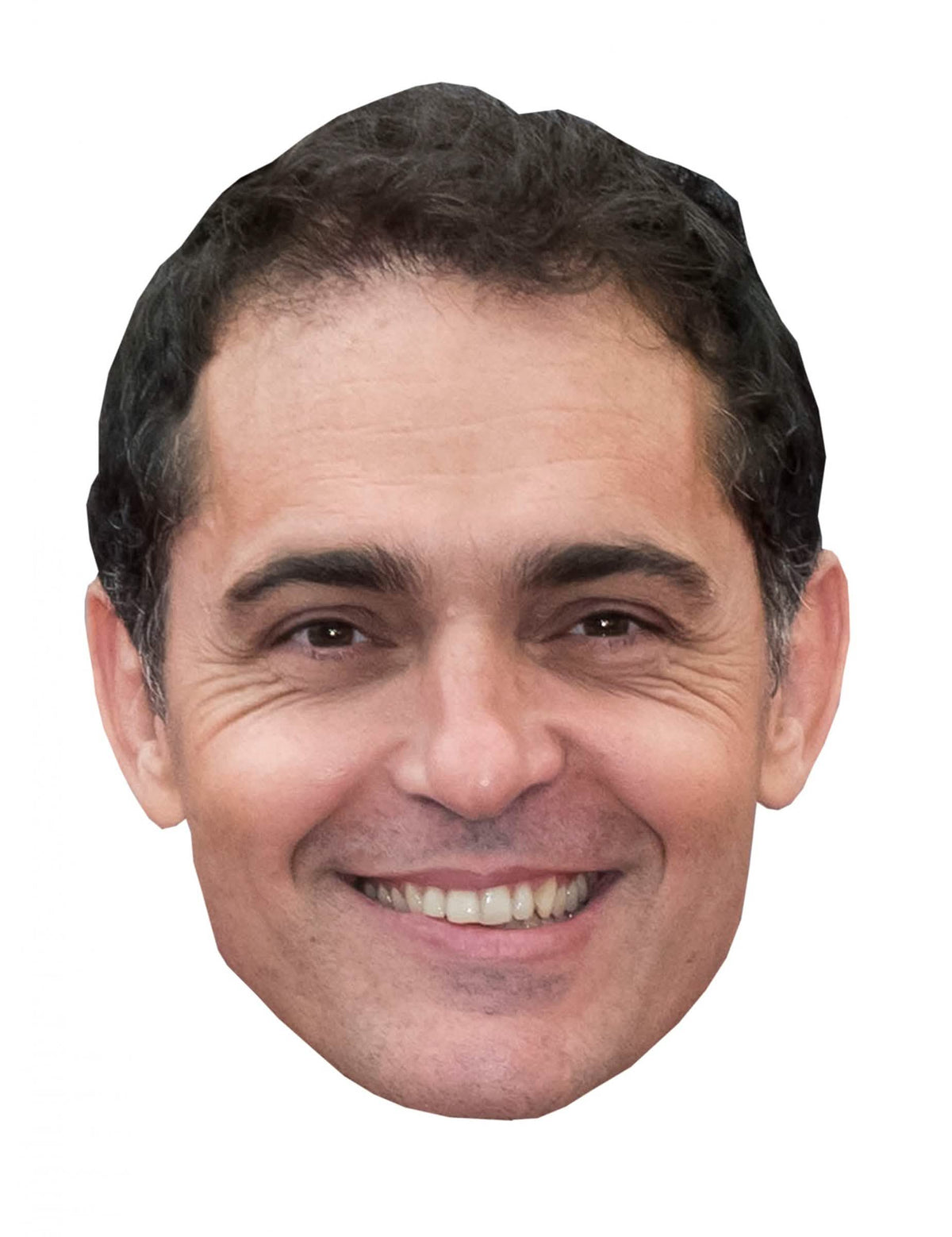 Kartónová maska lupič Pedro Alonso pre dospelý realistická