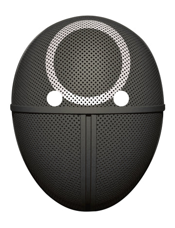 Plochá kartónová maska okrúhla hrania strážca