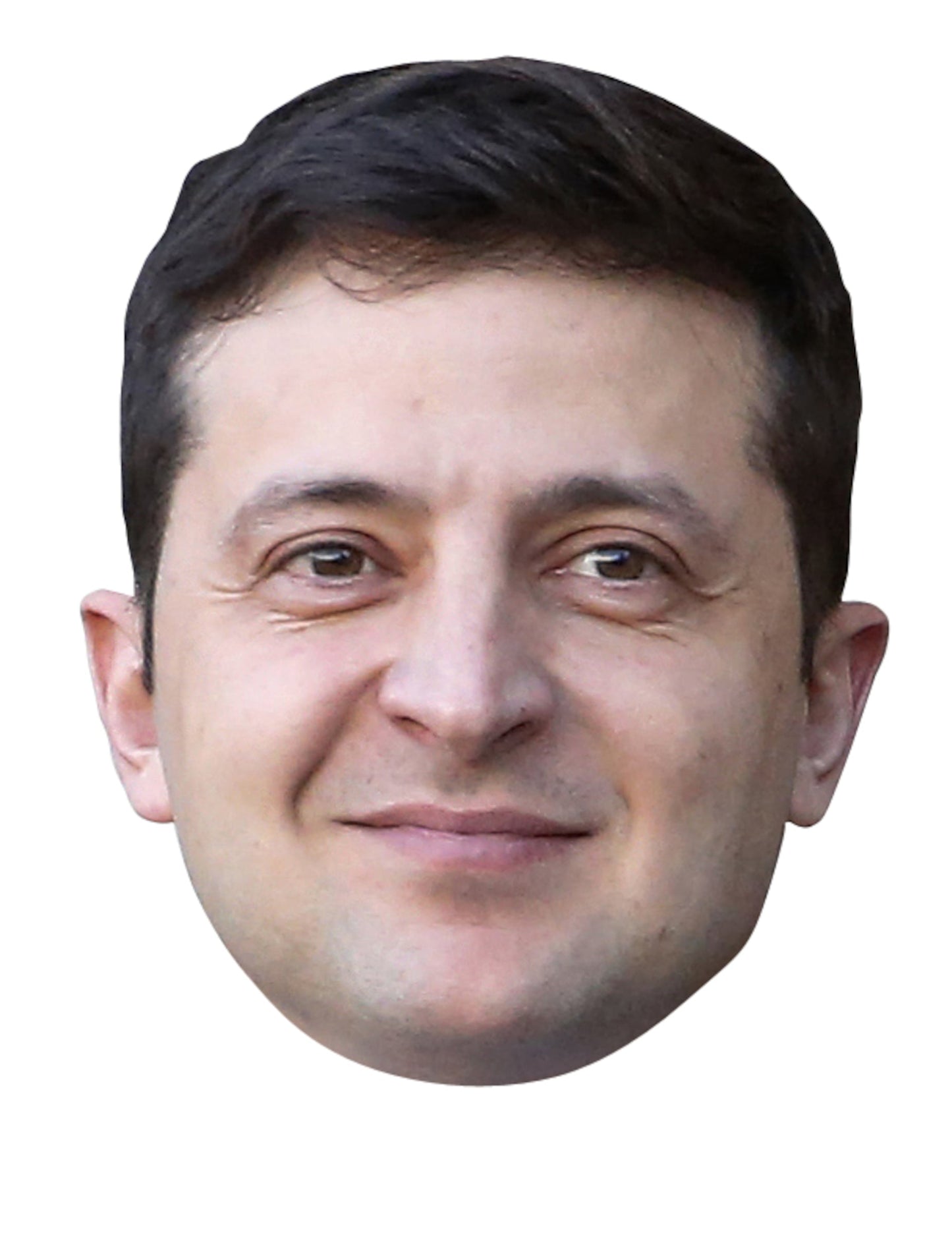 Masque en carton Volodymyr Zelensky pour adulte
