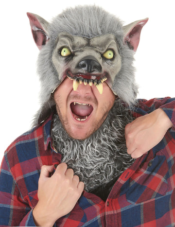 Latexová maska Loup Garou dospelý