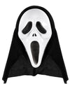 Masque fantôme tueur pour adulte blanc et noir avec cagoule