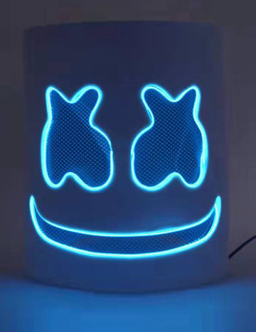 Modrá modrá maska DJ