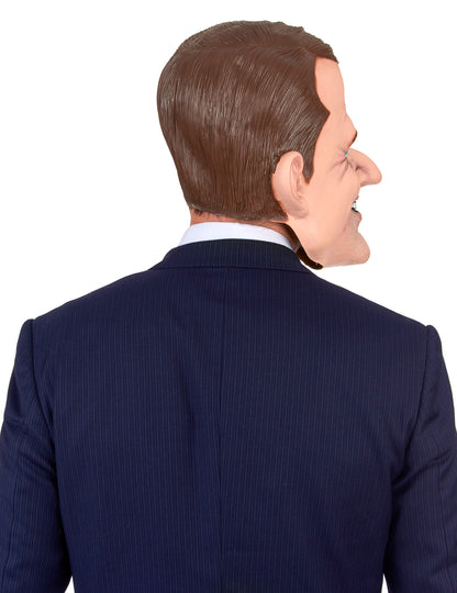 Vtipná latexová maska ​​Emmanuel dospelý