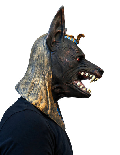 Anubis dospelý maska ​​na celú tvár