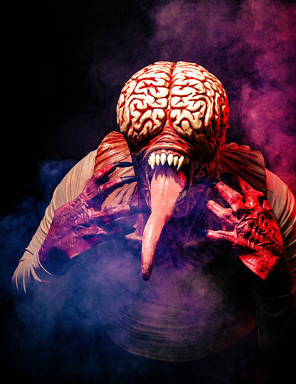 Dospelá zjavná mozgová monštrum plná maska ​​na tvár