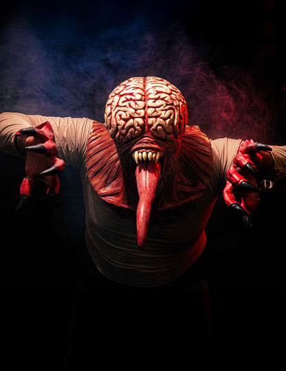 Dospelá zjavná mozgová monštrum plná maska ​​na tvár