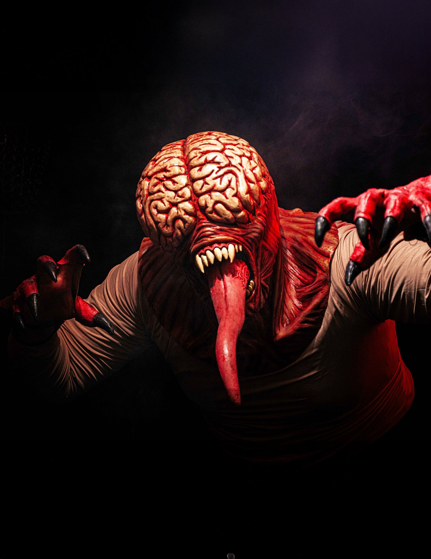 Dospelá zjavná mozgová monštrum plná maska ​​na tvár