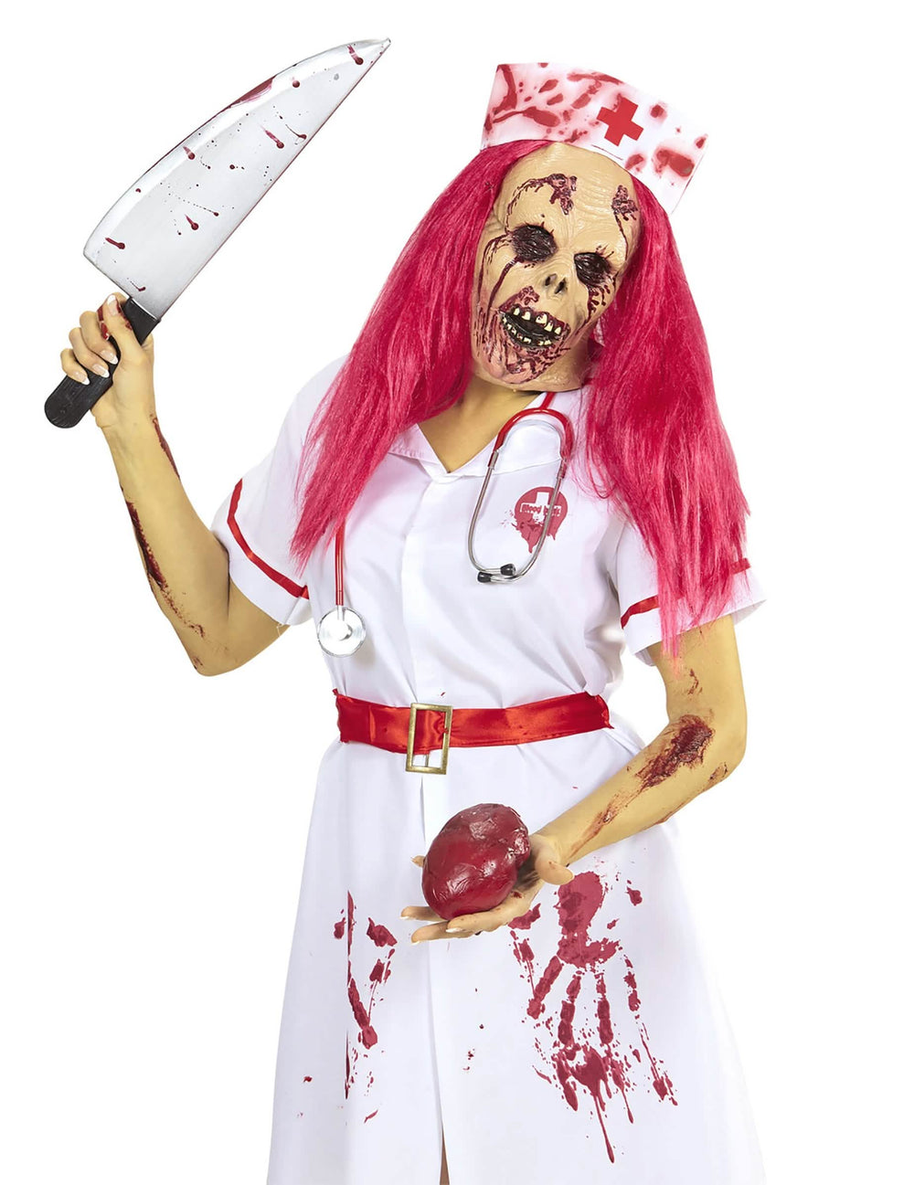Zobrazenie integrálnej masky zombie sestry