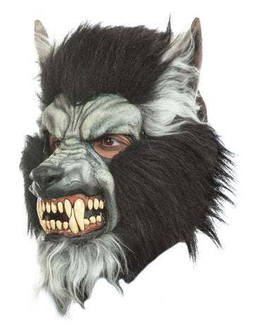 Plná maska vlk Garou Gray Adult