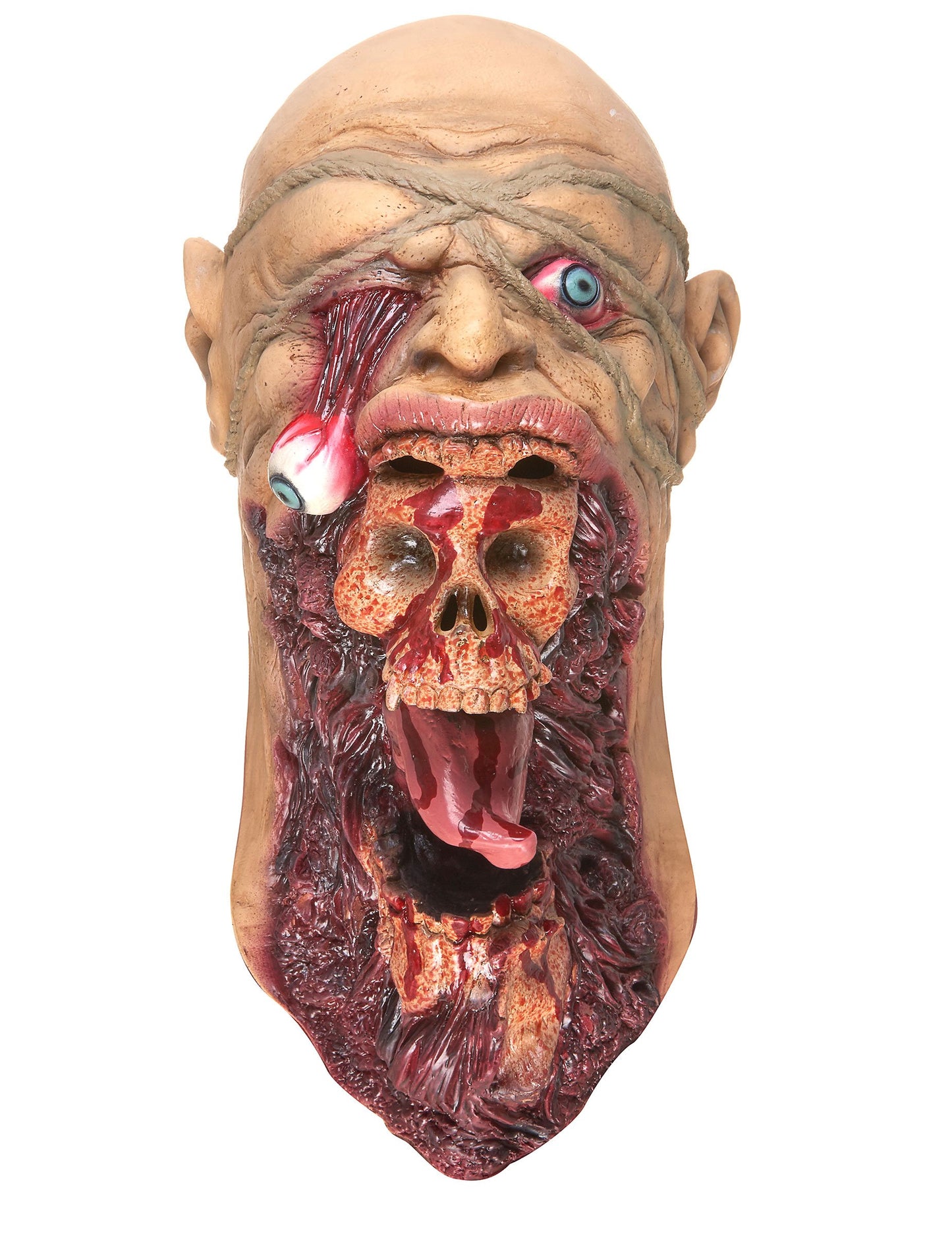 Zombie latexová maska ​​pre dospelých