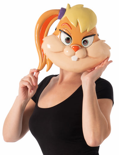 Masque Lola Bunny Looney Tunes pour adulte beige et jaune