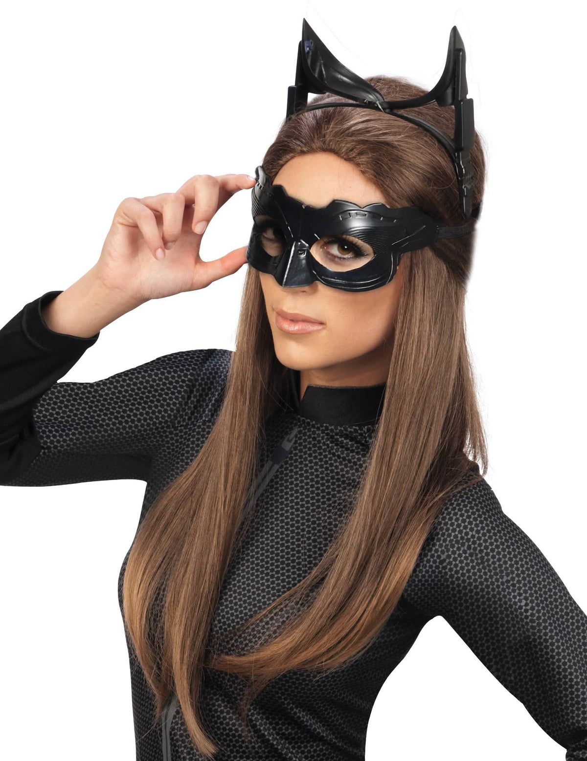 Luxusná maska Catwoman The Dark Night rises pre dospelý čierna
