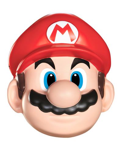 Masque Mario pour adulte rouge avec casquette et moustache
