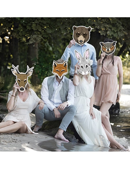 Papierová maska králika 